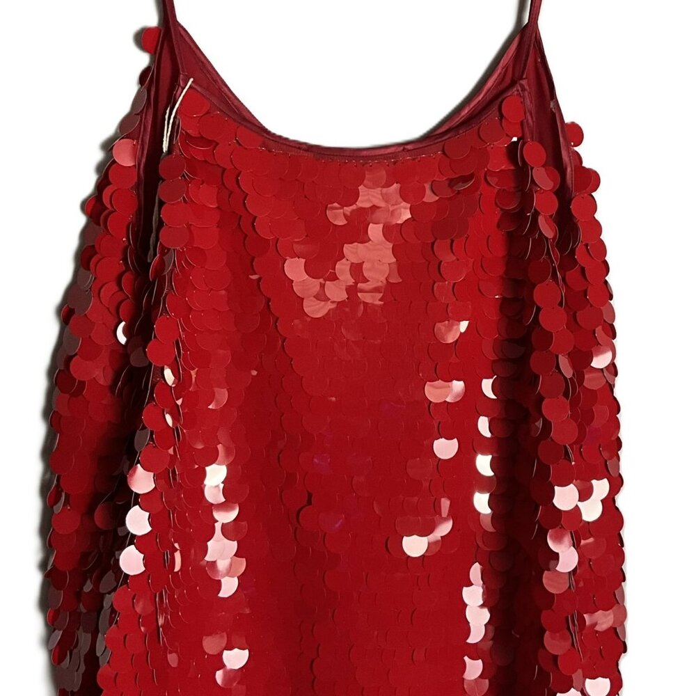 JUCCA Sequin Silk Camisole. Size IT 42